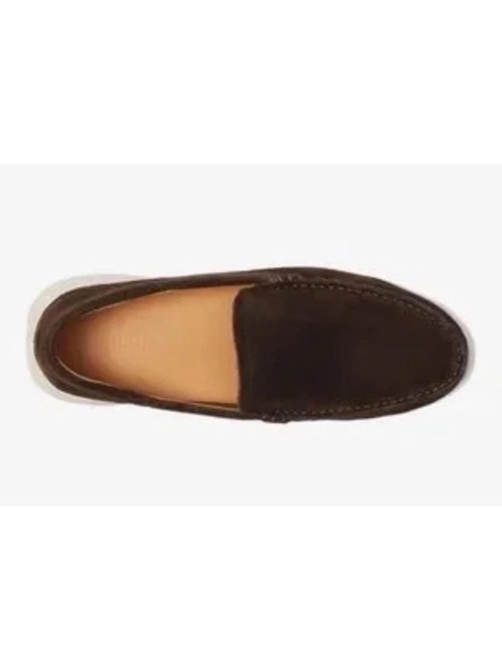 Olukai dark brown suede ka’a slip on loafers shoes men’s size 10.5 NEW - Picture 3 of 8